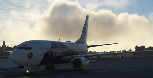 Sky Blue Radio PMDG 737 Livery