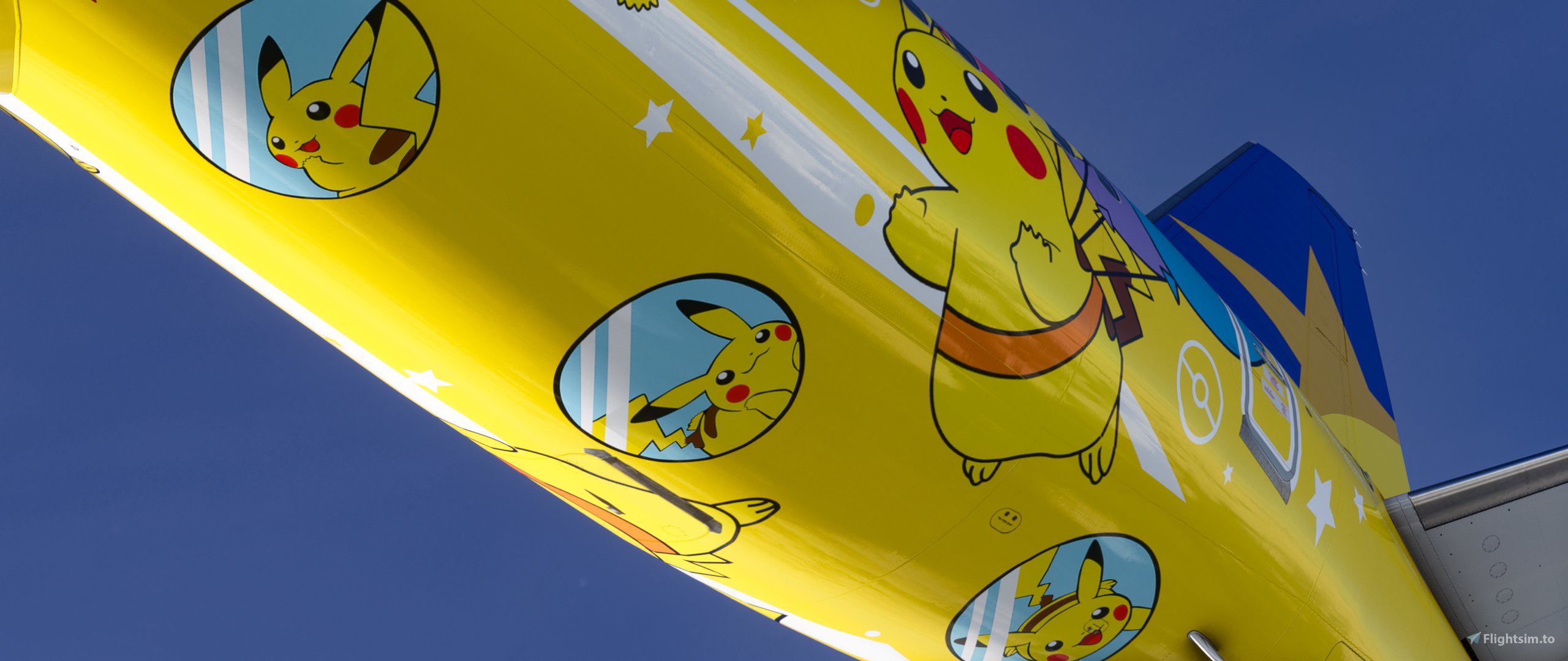スカイマーク　PIKACHU JET BC1 BOEING 737-800 PIKACHU JETS｜Pokémon Air Adventures