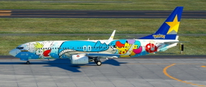 SKYMARK JA73NG Pikachu JET BC2 (2022) thumbnail 4