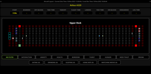 SLC Cabin Layout Brussels Airlines A320-200 with 180 Seats