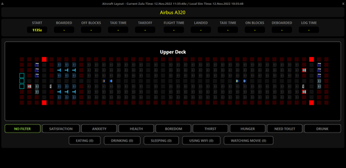 SLC Cabin Layout Eurowings A320 with 174 seats
