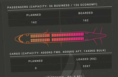 SLC Cabin Layout FENIX A320 with 162 Seats