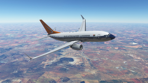 South African Airways 1970's Retro Boeing 737-700 PMDG SSW ZS-SBR
