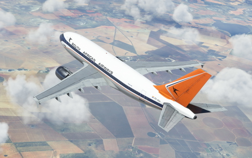 South African Airways A310 ZS-SDA iniBuilds Fictional Circa 1978
