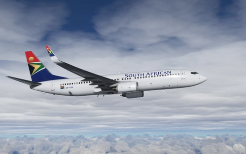 South African Airways Boeing 737-800 PMDG BW ZS-SJA 2002