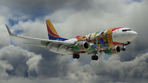 Southwest Airlines "Florida One" w/Cabin PMDG 737-7H4 thumbnail 8