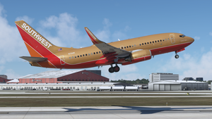 Southwest Airlines "The Herbert D. Kelleher" w/Cabin PMDG 737-7H4 thumbnail 5