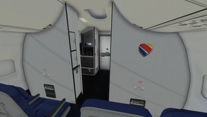 Southwest Airlines "The Herbert D. Kelleher" w/Cabin PMDG 737-8 thumbnail 13