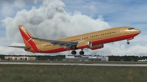 Southwest Airlines "The Herbert D. Kelleher" w/Cabin PMDG 737-8 thumbnail 3