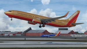 Southwest Airlines "The Herbert D. Kelleher" w/Cabin PMDG 737-8 thumbnail 4