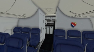 Southwest Airlines "The Herbert D. Kelleher" w/Cabin PMDG 737-8 thumbnail 16