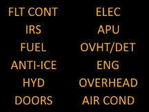 SPAD.neXt FIP PMDG 737 Warnings gauge