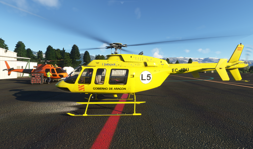 Spain | Gobierno de Aragón Bell 407 | Babcock | EC-JBU | 8K | High Details