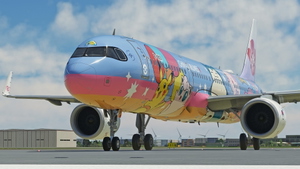 [SPECIAL] LatinVFR A321neo -PW China Airlines 中華航空 "Pikachu Jet CI" B-18101 8K thumbnail 4