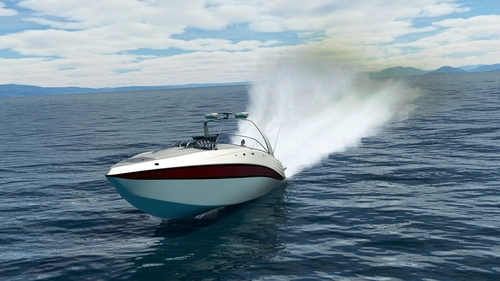 Speedboat and Luxury Yacht