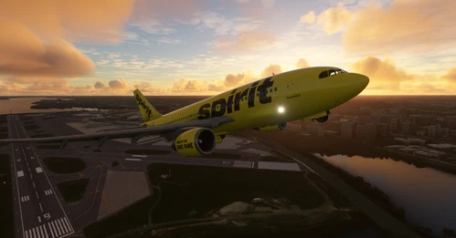 Spirit Airlines A310 "Home of the Bare Fare" [Custom EFB and Cabin Screens]
