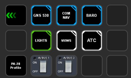 StreamDeck (5x3) Profile for Piper Arrow PA-28 III and IV