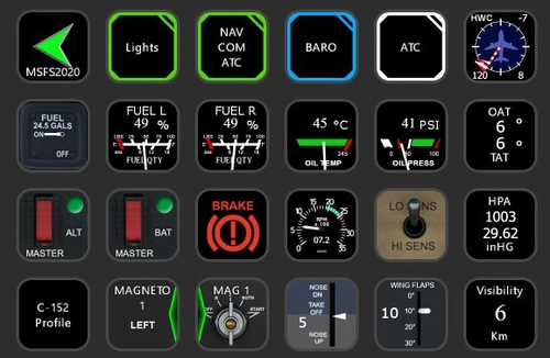 StreamDeck XL Profile for Cessna C-152 (need Lorbys AAO)