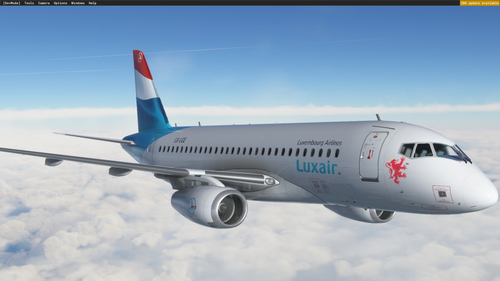 SU95X Headwind Simulations | Sukhoi superjet 100 Luxair LX-LGE