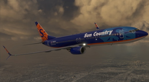 Sun Country N820SY SSW PMDG 737-800 4K w/ PMDG Config thumbnail 2