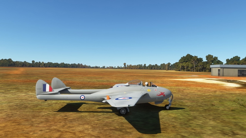 Swissmilsim DH100 Vampire RAAF 75th Squadron