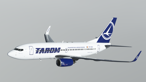 Tarom 737-700 YR-BGH Hunedoara