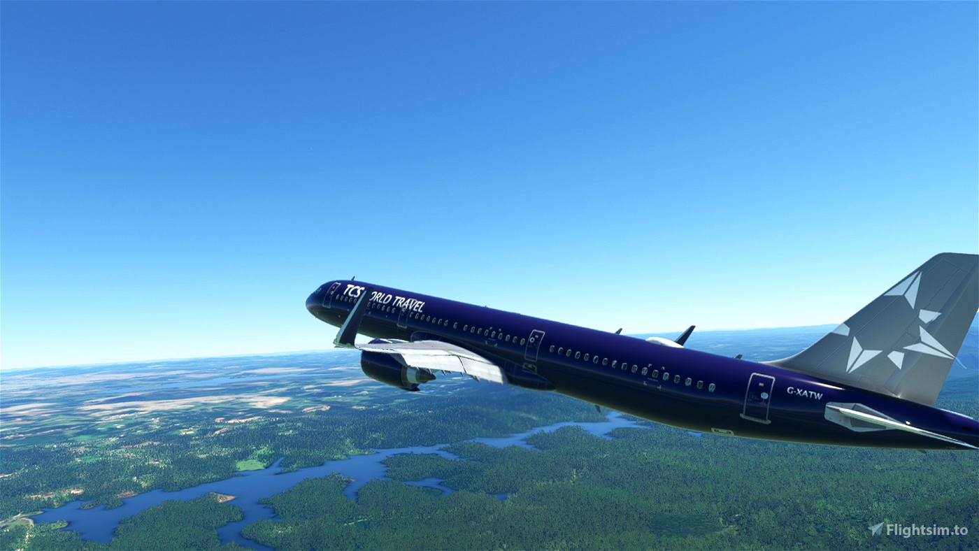 TCS TRAVEL WORLD A321NEO 8K pour Microsoft Flight Simulator | MSFS