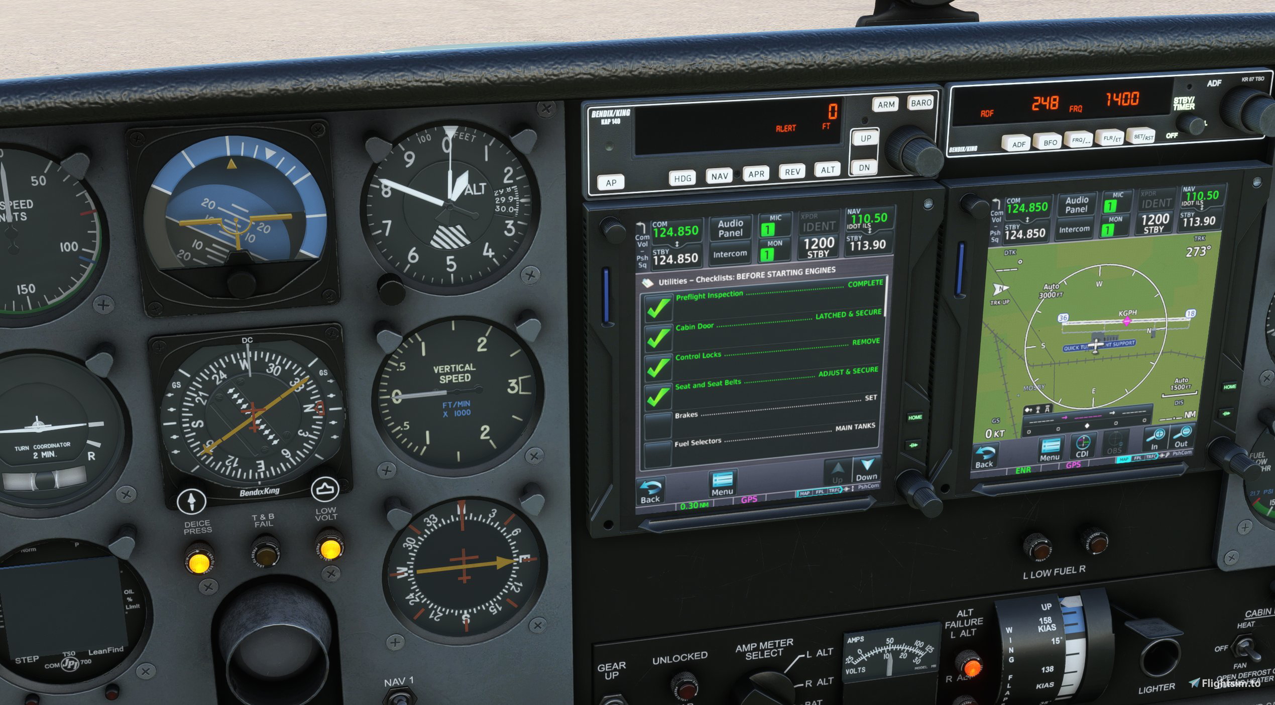 TDS GTN 750Xi Procedures Checklist for Cessna 310R by Blackbird