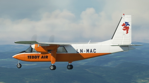 Teddy Air BN-2 Islander, LN-MAC