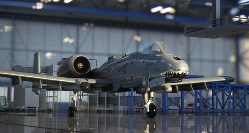 The scheme of the 78614 Flying Shark from the74th FS for Mscenery A-10