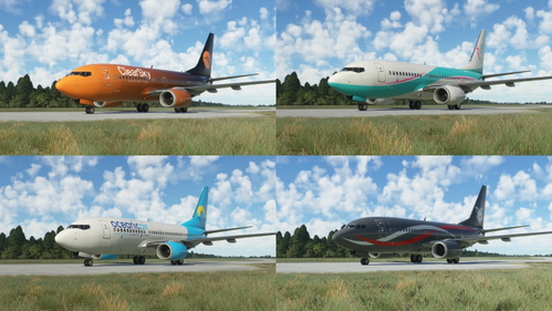 The Skypark Livery Pack - Boeing 737-700 PMDG