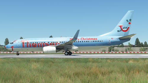Thomsonfly G-FDZA Christmas Livery