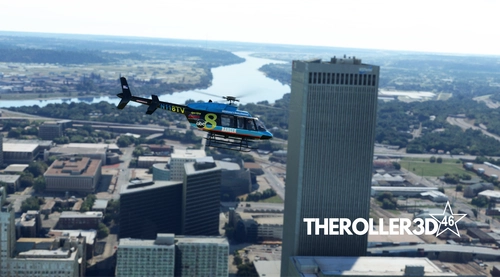 Throwback: KTUL Tulsa Ranger 8 from the 90s - Bell 407 Livery 8K