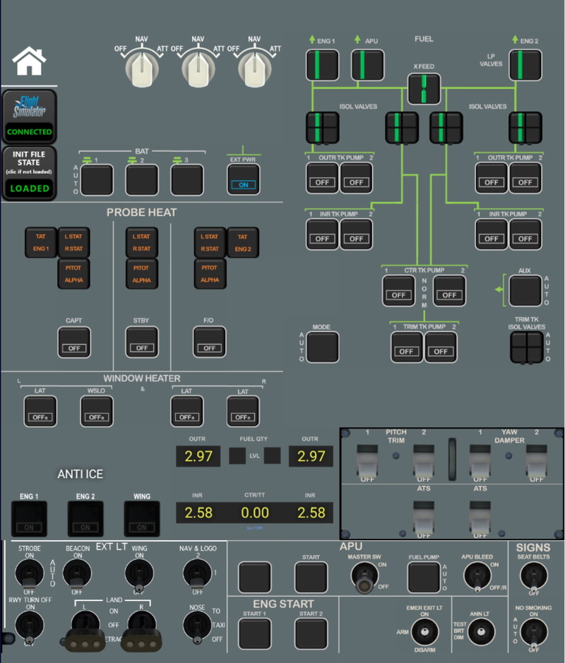 Touch Portal Pages for Microsoft Flight Simulator | MSFS | Flightsim.to