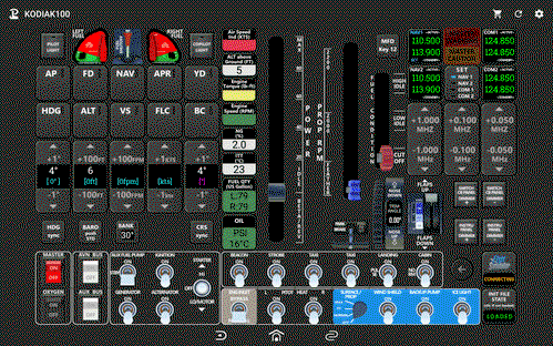 Touch Portal page for KODIAK 100