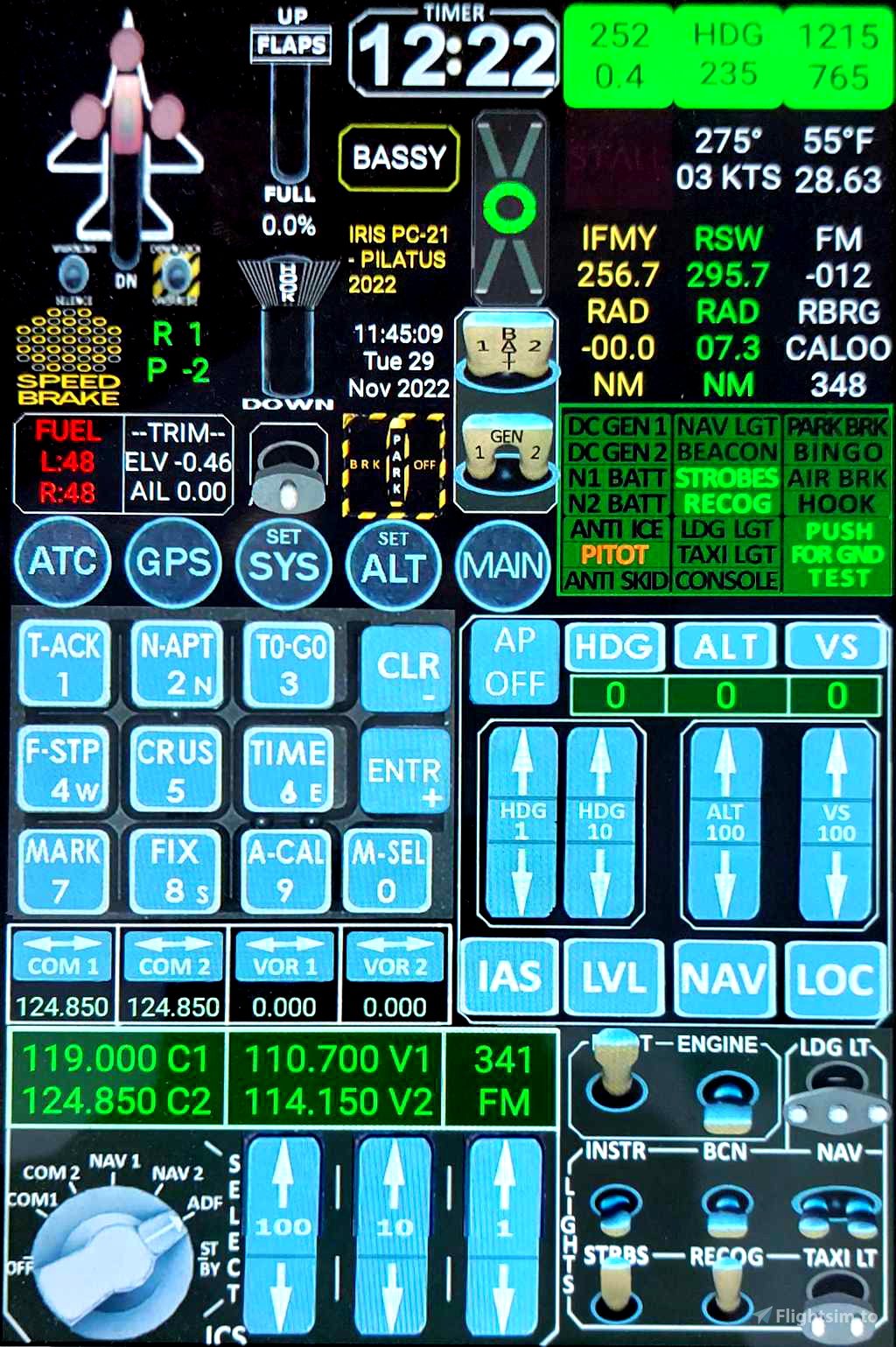 Touch Portal Pages für Microsoft Flight Simulator | MSFS | Flightsim.to