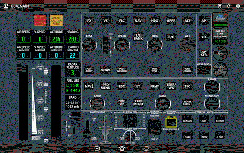 Touch Portal pages for CJ4 Working Title