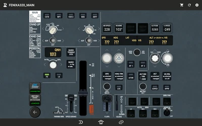 Touch Portal pages for Fenix Simulations A320
