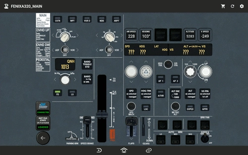Touch Portal pages for Fenix Simulations A320