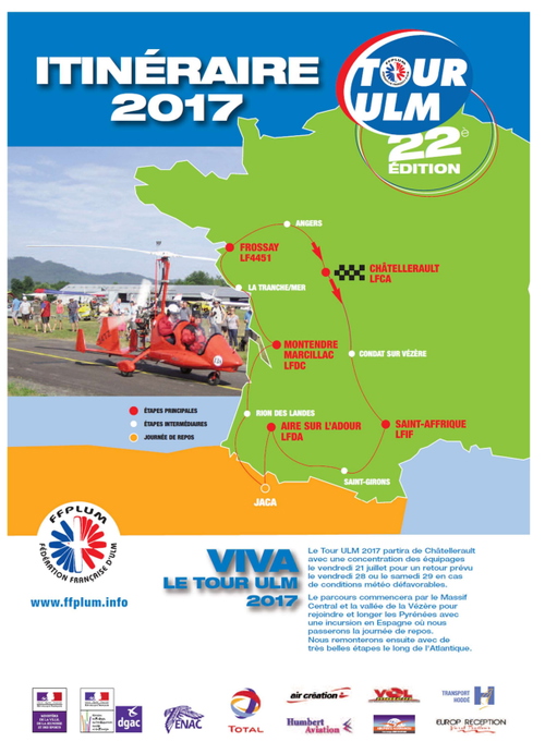Tour de France d' ULM 2017 / MLA