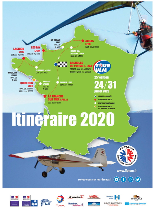 Tour de France d'ULM 2020 (MLA)