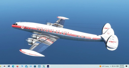 Trans Canada L-1049G 1956 white top livery