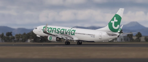 Transavia 737-8K2 PH-HZ* mini pack 