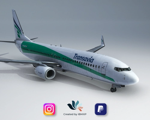 Transavia OLD Livery | Dirty | (PH-HZV) w/Interiors & Eyebrows