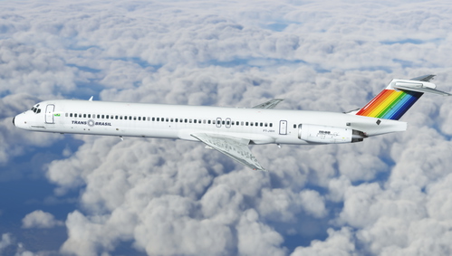 Transbrasil (PT-JWH) Fly Maddog X MD82 - 8K