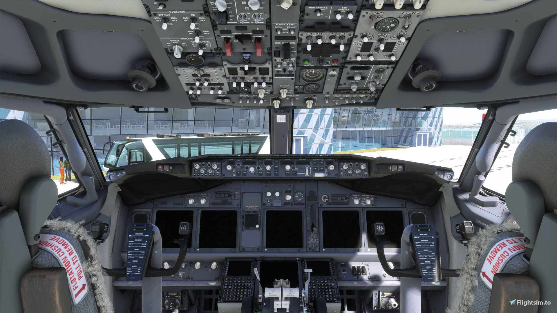 [PMDG B737] True cold and dark panel state - Image 1