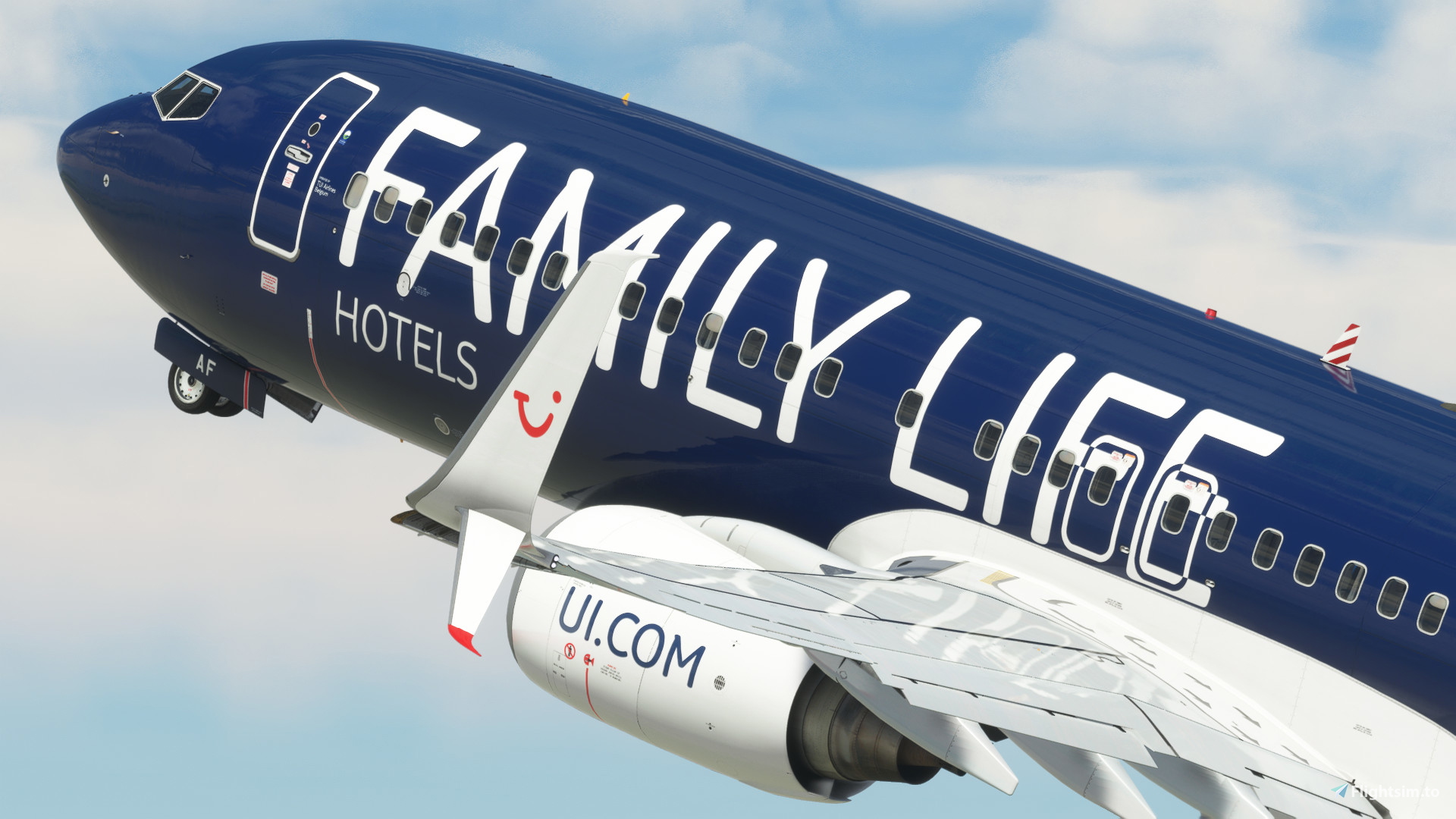 TUIFly Belgium ("Family Life" OO-JAF) - PMDG 737-800 - Image 1