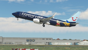 TUIFly Belgium ("Family Life" OO-JAF) - PMDG 737-800 thumbnail 10