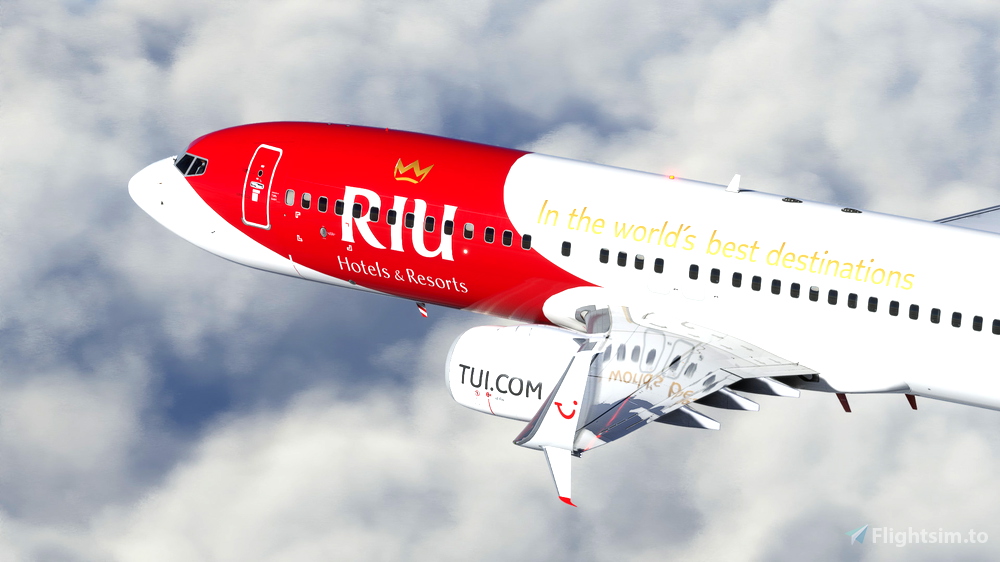 Tuifly [D-ATUZ RIU Hotels] w/Cabin PMDG B737-800 for Microsoft Flight ...