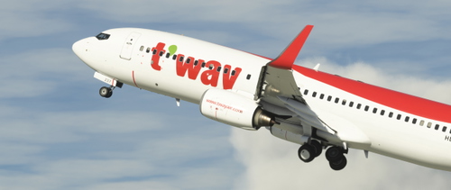 T'Way Airlines | HL8329 - Blended Scimitar | - PMDG 737-800
